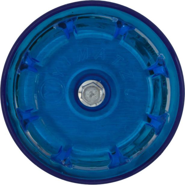 Air Filter - 35mm, Conical, Waterproof, Straight, Yimatzu Brand, Blue - 60A1350BU - PBC79F1