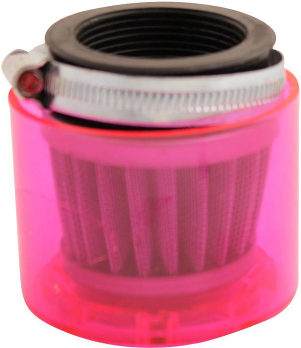 Air Filter - 35mm, Conical, Waterproof, Straight, Yimatzu Brand, Red - 60A1350RD - PBC74F1