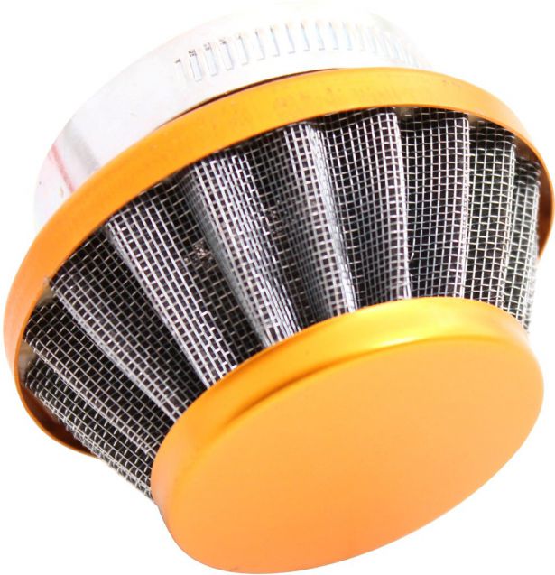 Air Filter - 44mm to 46mm, Conical, Small Stack (30MM), 2 Stroke, Yimatzu Brand, Gold - 60P1170GD - PBC94F1