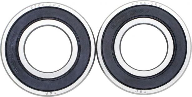 Bearing - 6205-2RS (2 pc set) 52x25x15 - BRG6205-2RS - PBC205F1