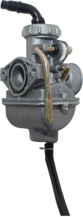 Carburetor - 20mm, Manual Choke, Aluminum, Bent Head - TAOTAO 125CC ATA125 - 80P4175 - PBC1023F1