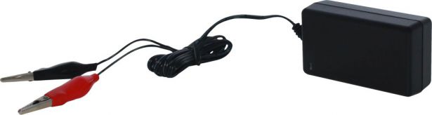 Charger - 12V, 1A, Alligator Clips, Trickle Charger - CHG1210AS - PBC1901F1