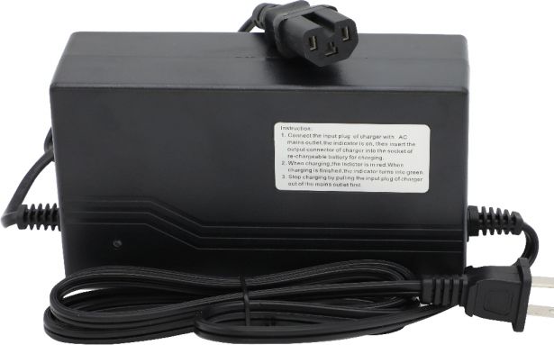 Charger - 48V, 3A, C13 Plug with Universal T-Prong, Lithium - CHG4830TL - PBC1486EF1