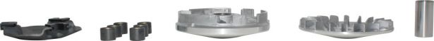Clutch - Variator, Yamaha, 50cc, 4 Stroke, 17 Spline - 30A3604 - PBC1323F1