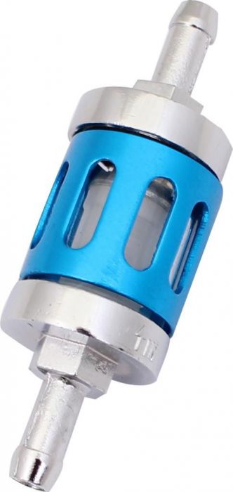 Fuel Filter - Posh Racing, Silver/Blue - 20A5240BU - PBC2604F1