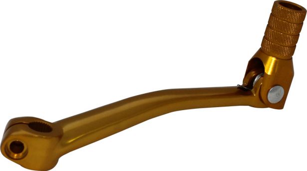 Gear Shift Lever - CNC, Aluminum, Performance, Collapsible, Gold - 70A8525GD - PBC3006F1