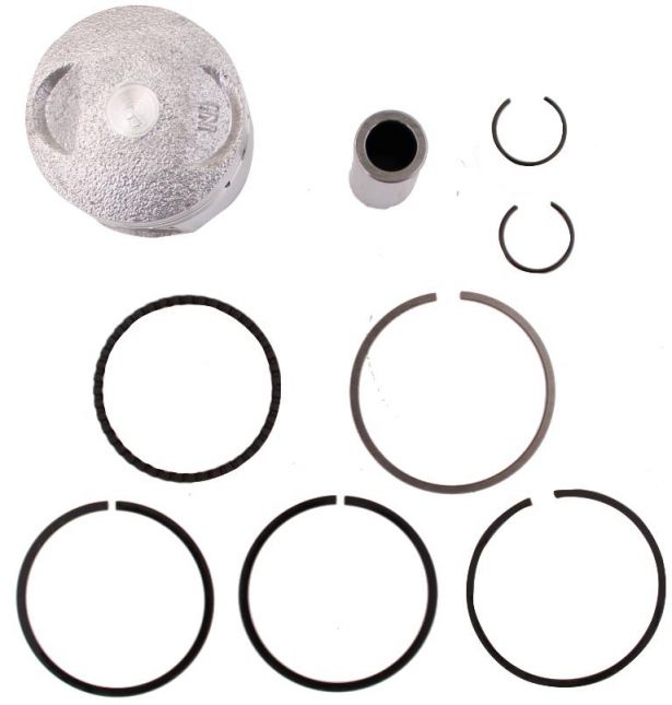Piston and Ring Set - 50cc, 39mm, 13mm, GY6 (9pcs) - 30A8611 - PBC1611F1
