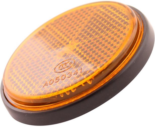 Reflector - Orange with Black Base, A-Grade (2pcs) - 40A7505 - PBC493F1