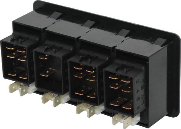 Switch Panel - Combined Switch Assembly, UTV, Odes, 800cc - 10A7280 - PBC2017F1