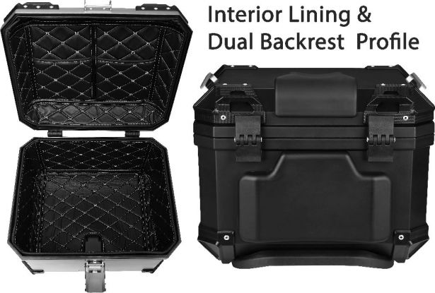Tail_Storage_Box_ _45L_Black_Motorcycle__Scooter_Trunk_PHX_Gen2_Quick_Release_Dual_Backrest_Corner_Reflectors_3