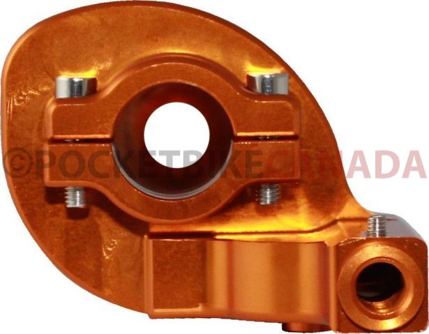 Throttle Lever - Twist Grip, CNC, 90cc to 250cc, Dirt Bike, Yimatzu Brand, Orange - 70A3250OG - PBC2706F1