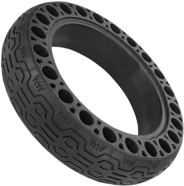 Tire - 10x2.5, 60/70-6.5, Circular Honeycomb, Solid, Black, G30 - PBC40K10F1