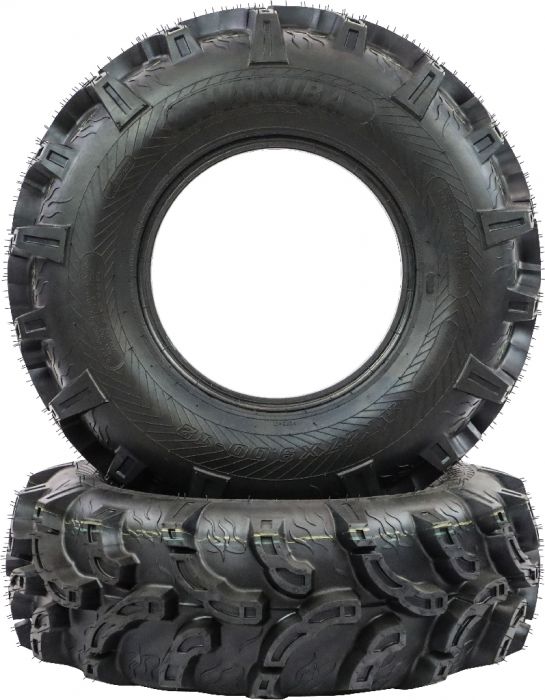 Tire - Hakuba Ibex Offroad, 27x9-12, 6 Ply, Zilla Style, Super Mud Lugs, ATV / UTV - 40A270912H-3 - PBC3980EF1