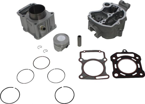 Top End Assembly - 250cc, Liquid Cooled, Complete Top End Assembly - 20A8075 - PBC1606F1