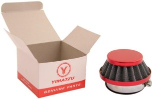 Air_Filter_ _44mm_to_46mm_Conical_Small_Stack_30MM_2_Stroke_Yimatzu_Brand_Red_1