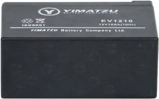 Battery - EV1210, 12V 10AH, Yimatzu, T2 Terminals - PBCBATEV120F1