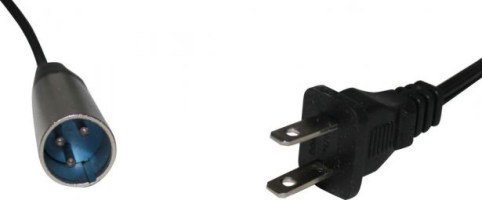 Charger - 48V, 2.5A, 3-Pin XLR Plug (Male DIN) - CHG4825XS - PBC1908F1