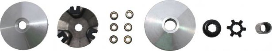 Clutch - Variator, Yamaha, JOG 90, 2 Stroke, 15 Spline - 30A3606 - PBC1333F1
