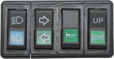 Switch Panel - Combined Switch Assembly, UTV, Odes, 800cc - 10A7280 - PBC2017F1