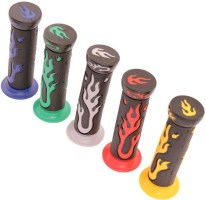 Throttle Grips - Flames, Blue - 70D1830BU - PBC2786F1