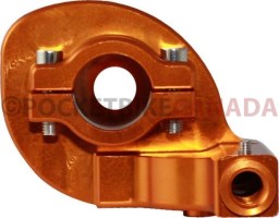 Throttle Lever - Twist Grip, CNC, 90cc to 250cc, Dirt Bike, Yimatzu Brand, Orange - 70A3250OG - PBC2706F1
