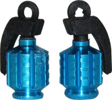 Valve Stem Caps - Blue Grenade - 40A9000BU - PBC3420F1