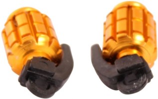 Valve Stem Caps - Gold Grenades - 40A9000GD - PBC3400F1